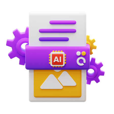 Text To Image Ai  3D Icon