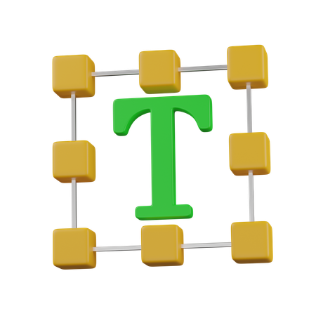 Text tool  3D Icon