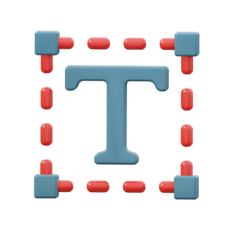 Text Tool  3D Icon