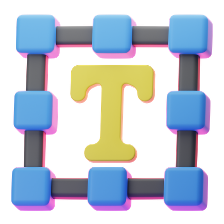 テキストツール  3D Icon
