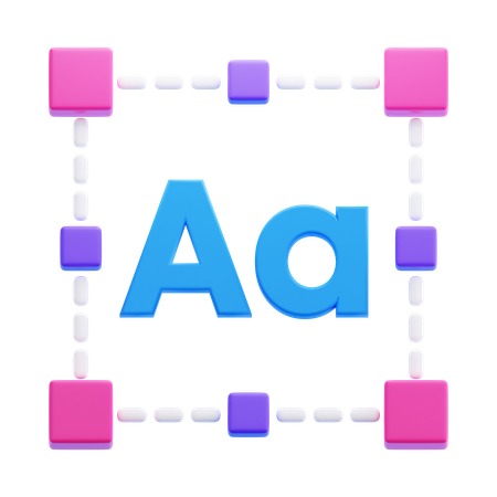 テキストツール  3D Icon