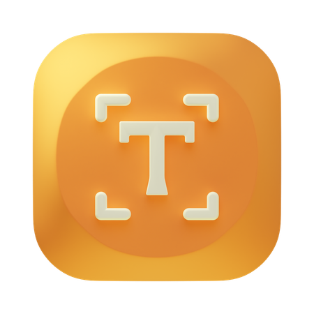 テキストツール  3D Icon
