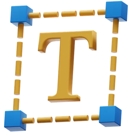 Text Tool  3D Icon