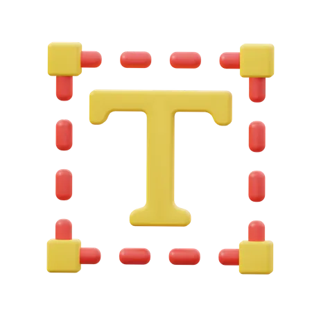 Text Tool  3D Icon