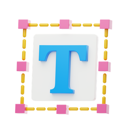 Text Tool  3D Icon