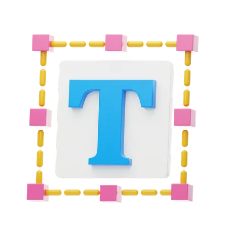Text Tool  3D Icon