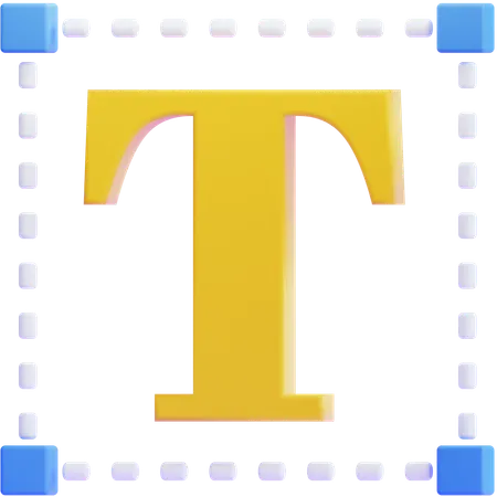 Text tool  3D Icon