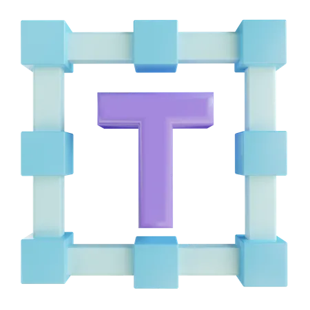 Text Tool  3D Icon