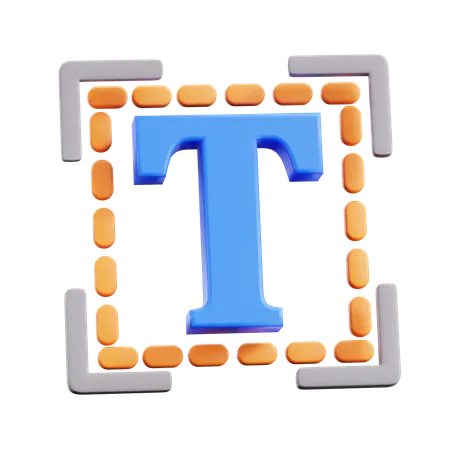 Text Tool  3D Icon