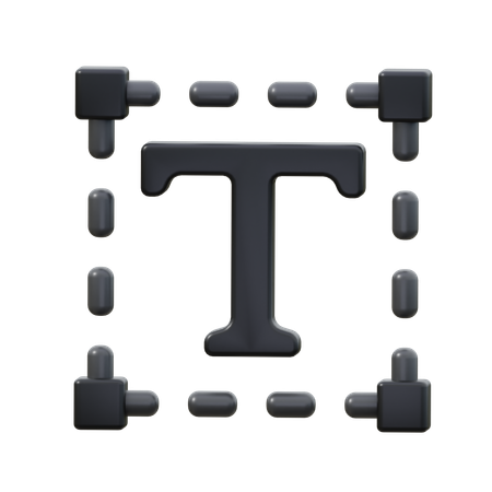 Text Tool  3D Icon