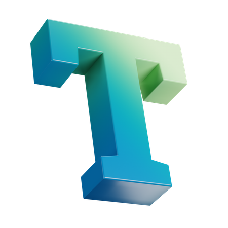 Text Tool  3D Icon