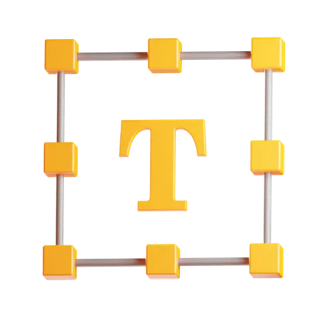 Text Tool  3D Icon