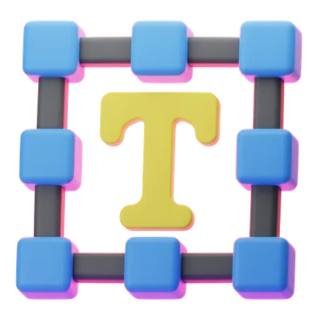 Text Tool  3D Icon