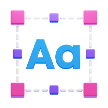 Text Tool  3D Icon