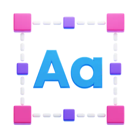 Text Tool  3D Icon