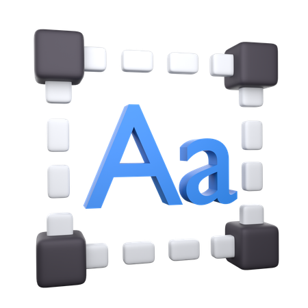 Text Tool  3D Icon