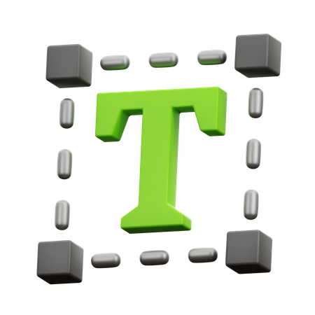 Text Tool  3D Icon