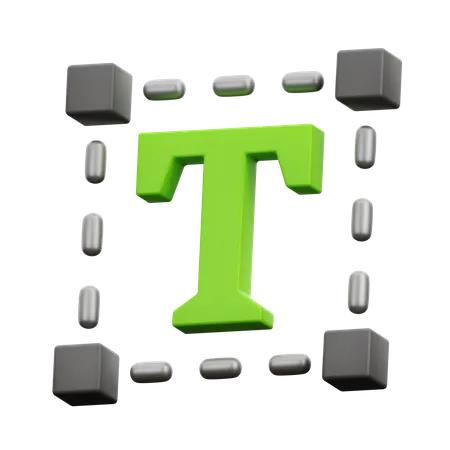 Text Tool  3D Icon