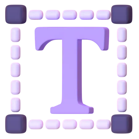 Text Tool  3D Icon