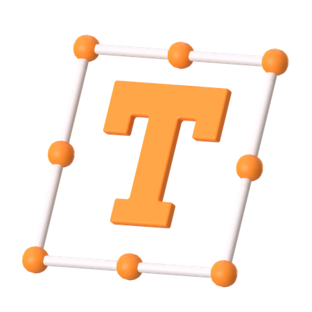 Text Tool  3D Icon