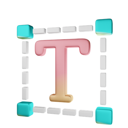 Text Tool  3D Icon