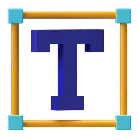 Text Tool  3D Icon