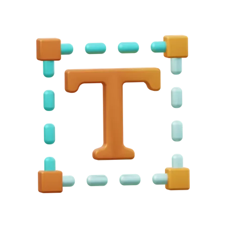 Text Tool  3D Icon