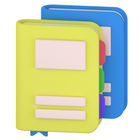 Textbooks  3D Icon