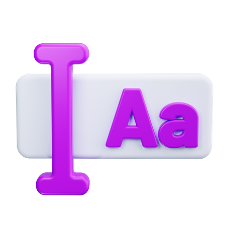 Textcursor  3D Icon