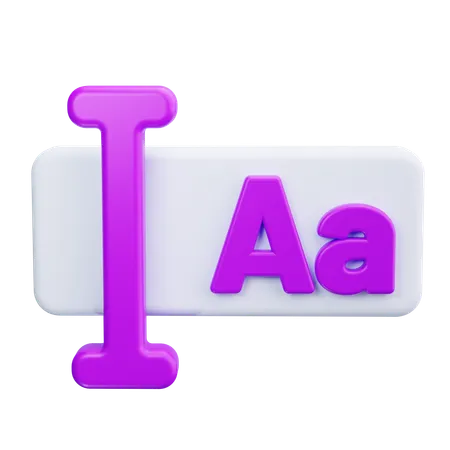 Textcursor  3D Icon