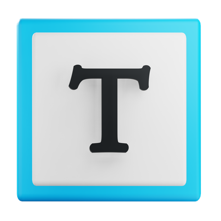 Texte  3D Icon