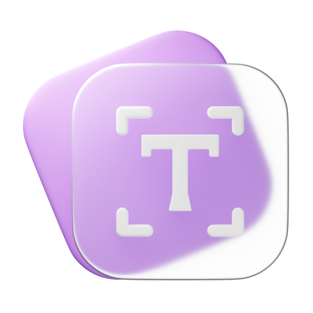 Texte  3D Icon