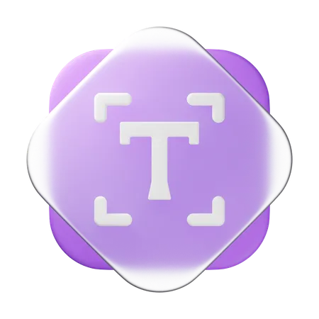 Texte  3D Icon