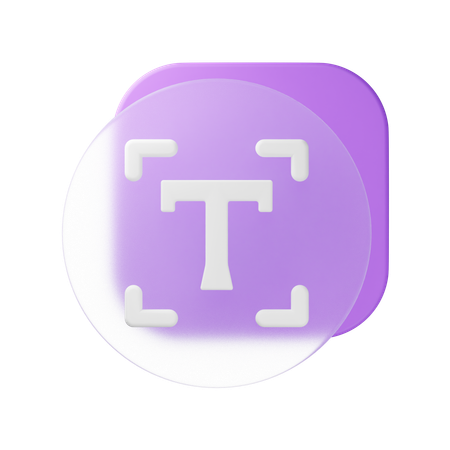 Texte  3D Icon