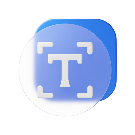 Texte  3D Icon