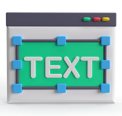 Texteditor  3D Icon