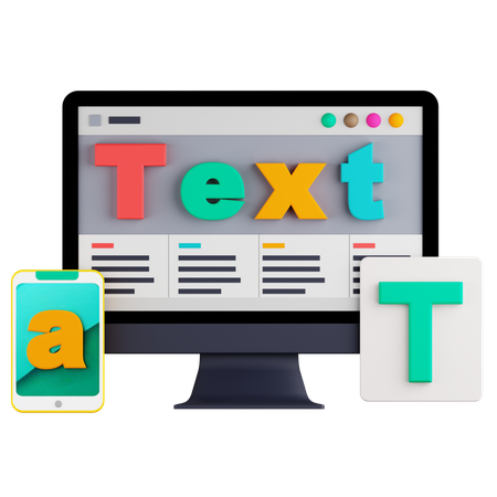 Texteffekte  3D Icon