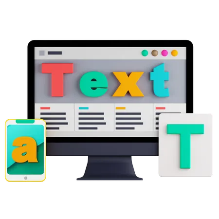 Texteffekte  3D Icon