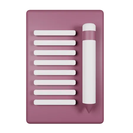 Texter  3D Icon