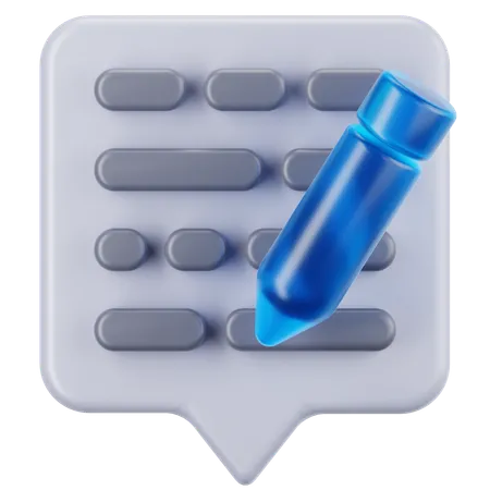 Werbetexten  3D Icon