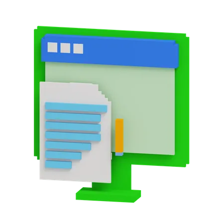 Werbetexten  3D Icon