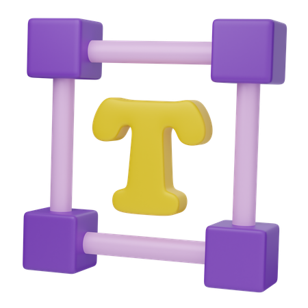 Textfeld  3D Icon