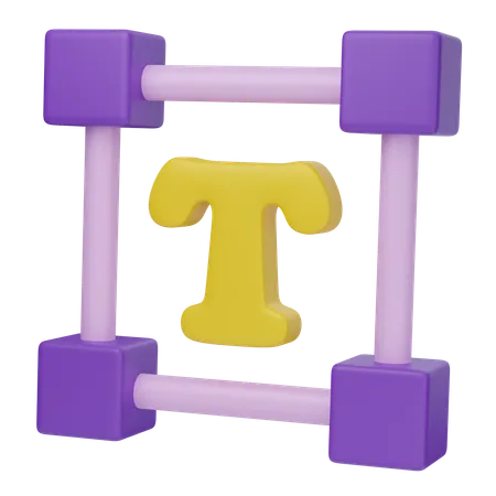 Textfeld  3D Icon