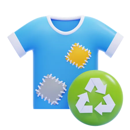 Textile Recycling  3D Icon