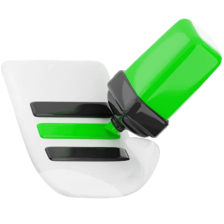 Textmarker  3D Icon