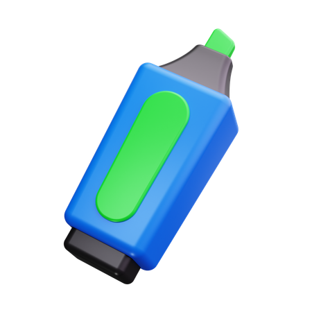 Textmarker  3D Icon