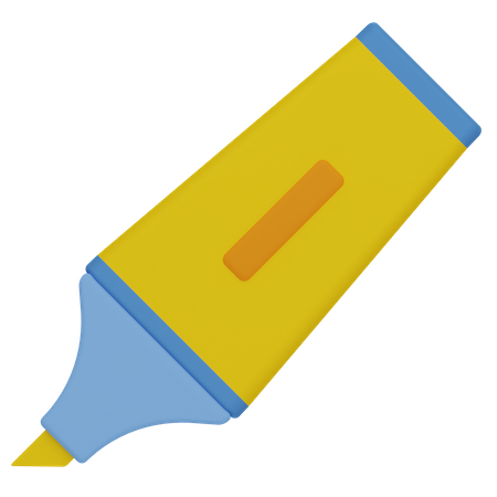 Textmarker  3D Icon