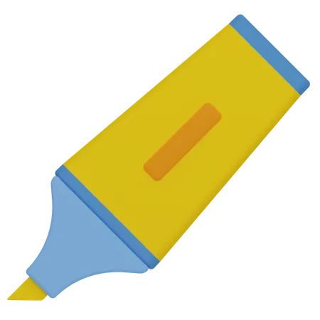 Textmarker  3D Icon