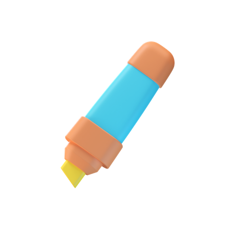 Textmarker  3D Icon