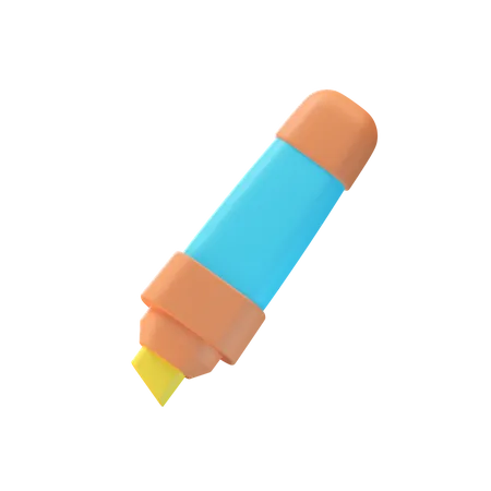 Textmarker  3D Icon